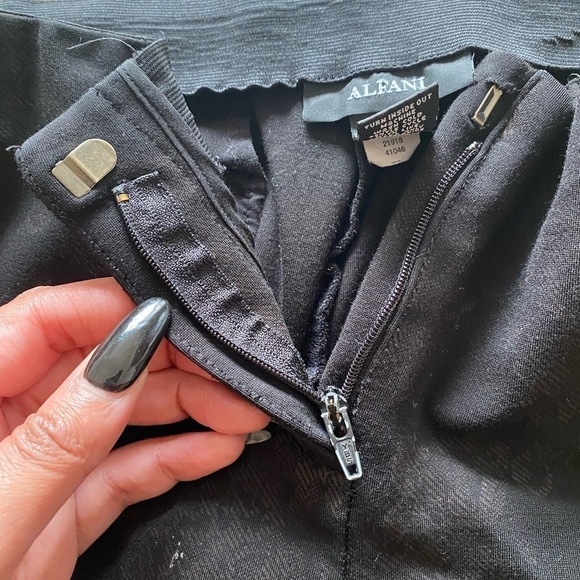 Alfani high waist pull on leggings style pants size 4 EUC stretch skinny - Picture 2 of 6